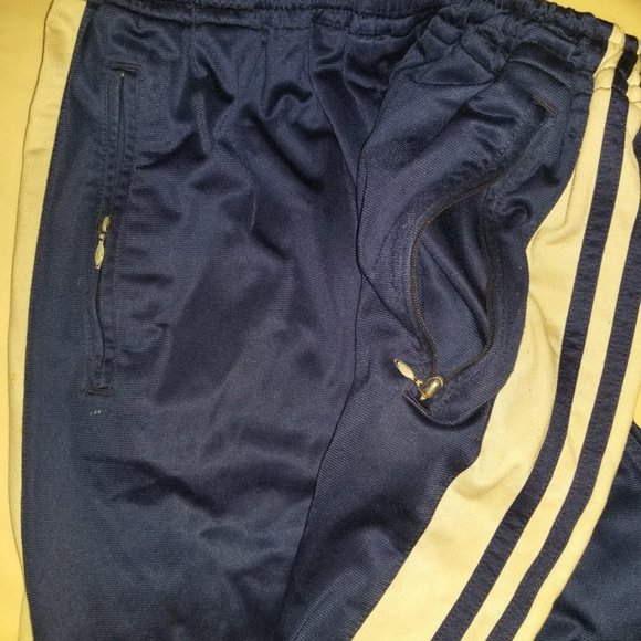 Retro Adidas Snap/ tear-away sides Sweat pants - Picture 4 of 5